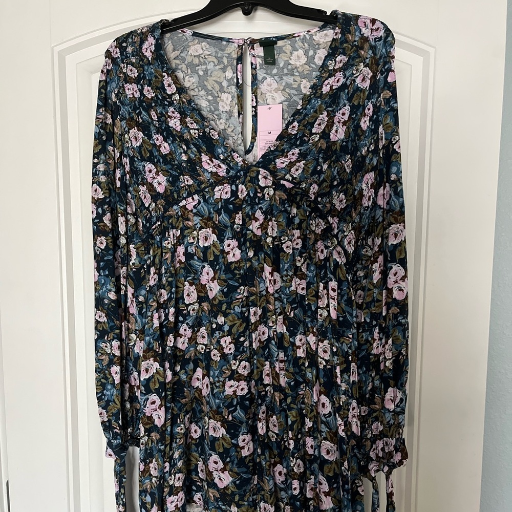 Wild Fable, Medium, Long Sleeve Dress